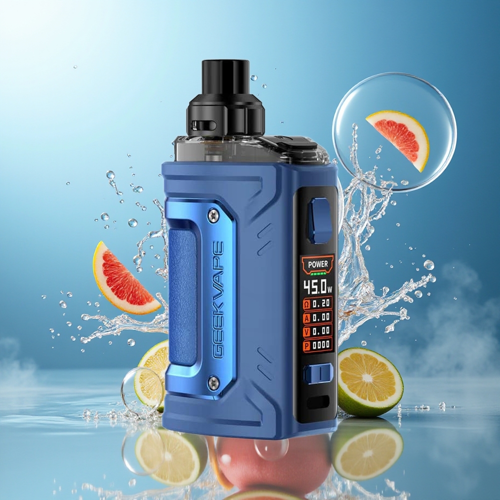GeekVape H45 Classic Aegis Hero 2 Aegis Hero 2 1400mAh Pod Kit Blå Engros Danmark