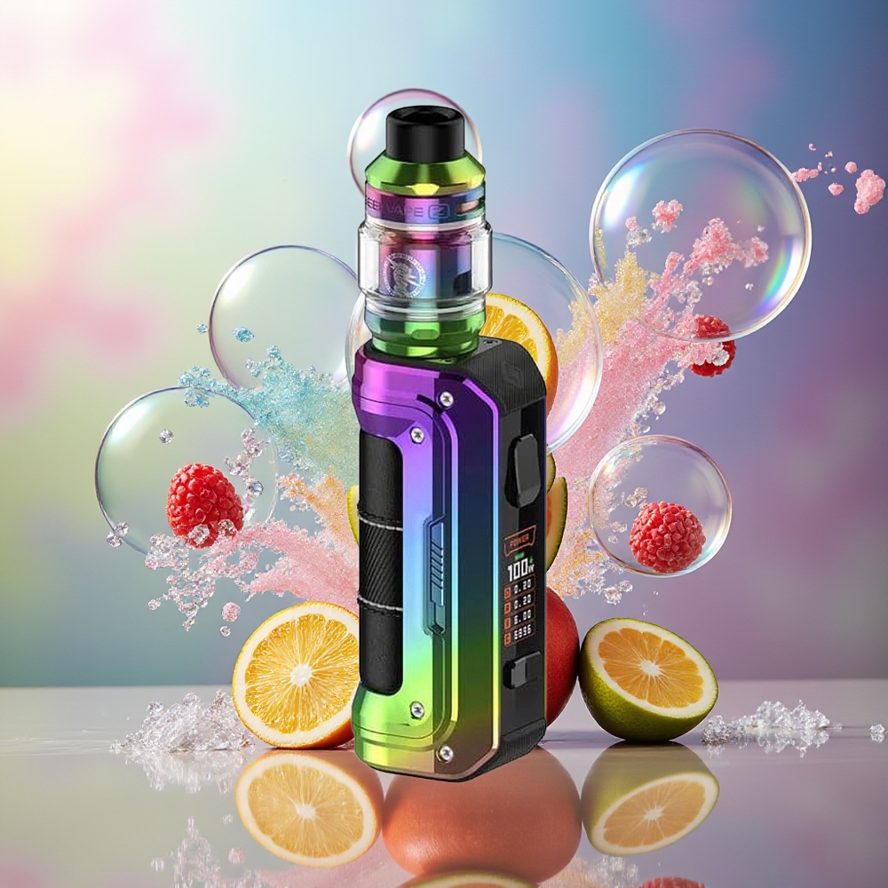 GeekVape Max100 Aegis Max 2 100W Kit Regnbue 5.5ml Engros Danmark