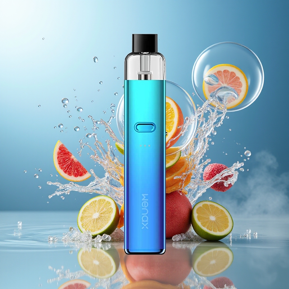 GeekVape WENAX K2 Kit Glans Blå Engros Danmark 1000mAh