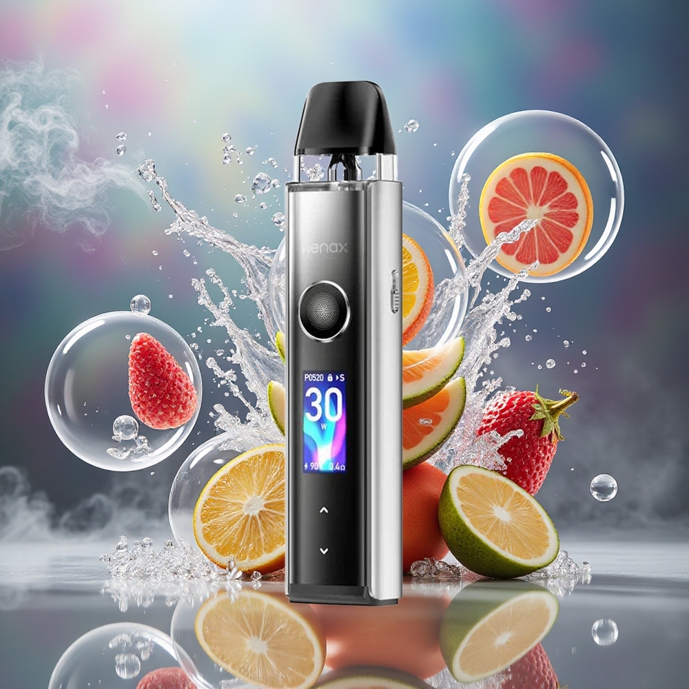GeekVape Wenax Q Pro 2mund 0.96'' Smart Screen Engros Danmark Månelys Sølv