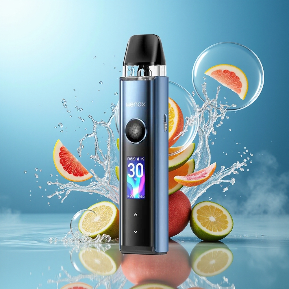 GeekVape Wenax Q Pro 2mund TPD & 2ml Pod Kapacitet Azurblå Engros Danmark