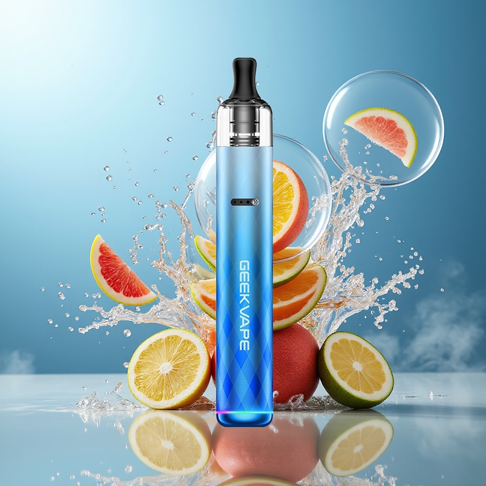 GeekVape WENAX S3 Stylus 3 0.8ohm Engros Danmark Pen Kit Tekstur Blå