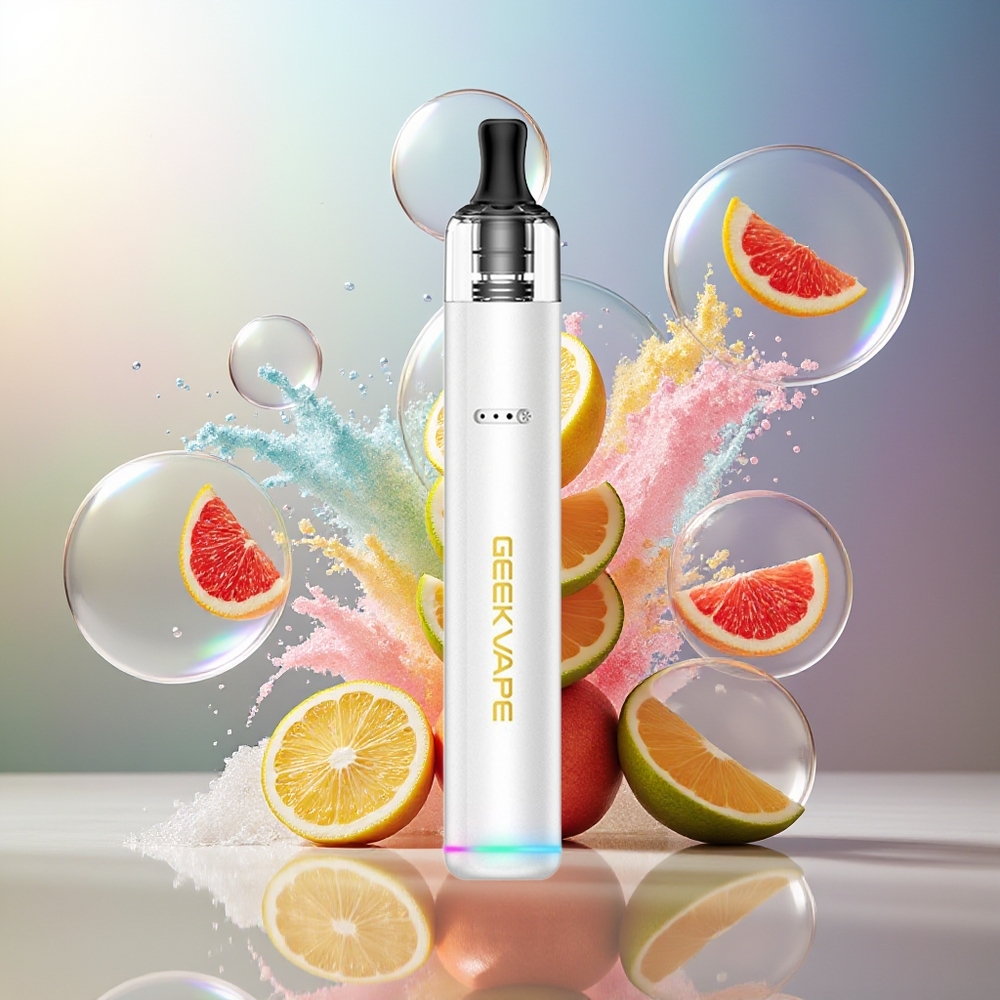GeekVape WENAX S3 Stylus 3 2.0ml Engros Danmark Pen Kit Perlehvid