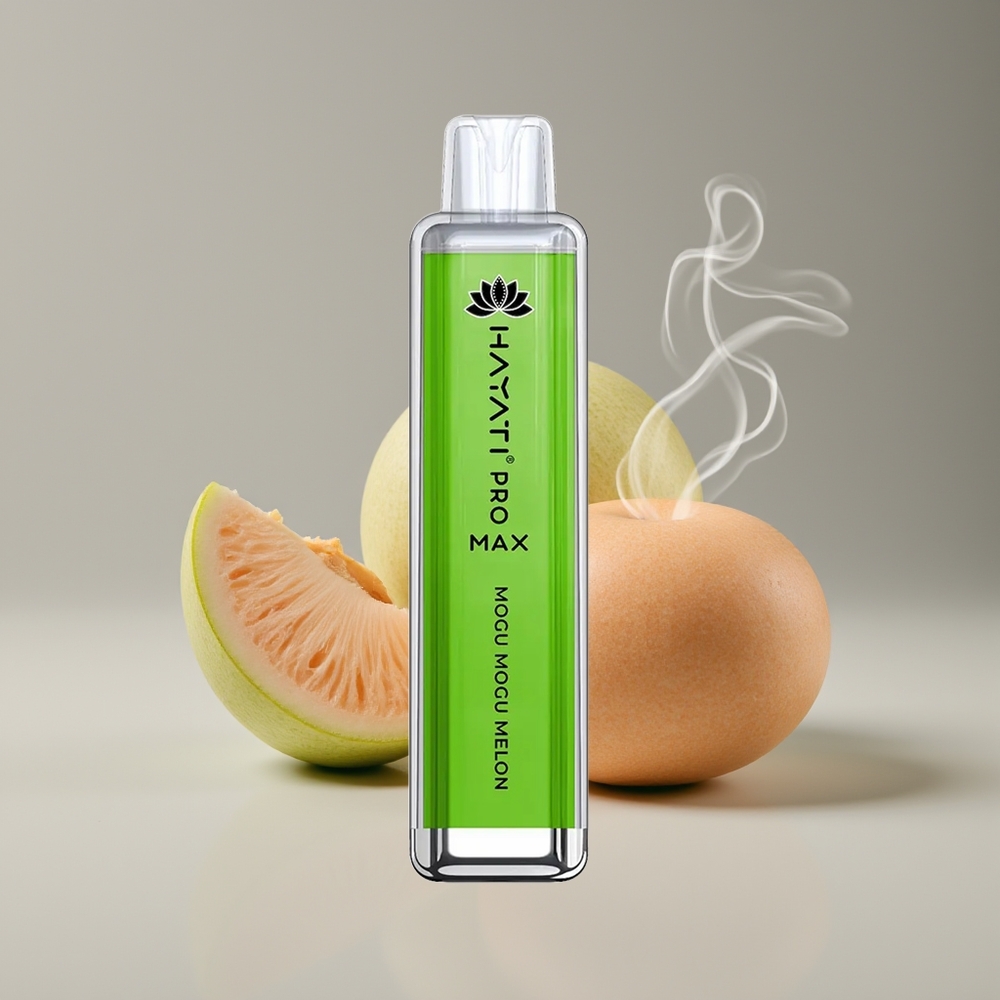 Hayati Pro Max 4000 Puffs Engros Danmark 1400mAh Disposable Vape Mogu Mogu Melon