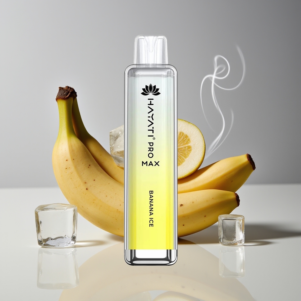 Hayati Pro Max 4000 Puffs Engros Danmark 5% Nikotin Disposable Vape Banan Is