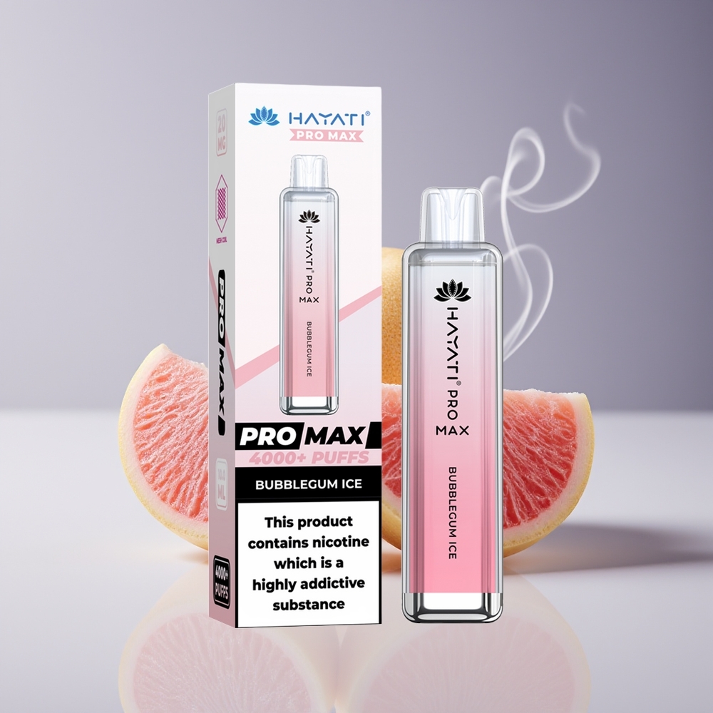 Hayati Pro Max 4000 Puffs Engros Danmark Bobleis 1400mAh