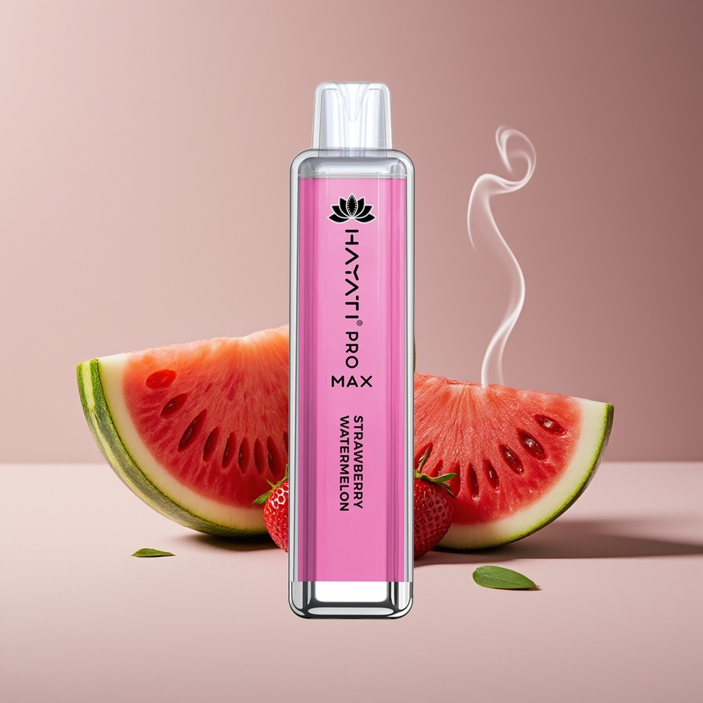 Hayati Pro Max 4000 Puffs Engros Danmark Disposable Vape Jordbær Vandmelon 5% Nikotin