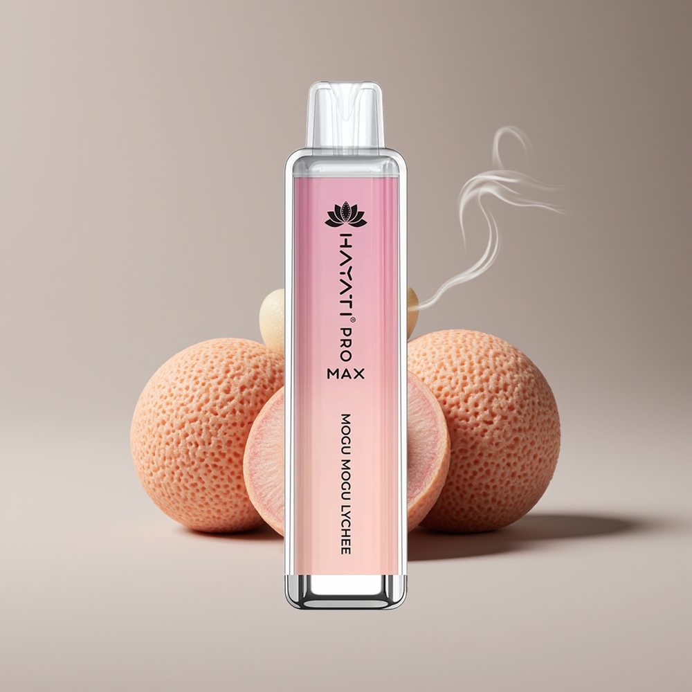 Hayati Pro Max 4000 Puffs Engros Danmark Disposable Vape Mogu Mogu Litchi 2% Nikotin