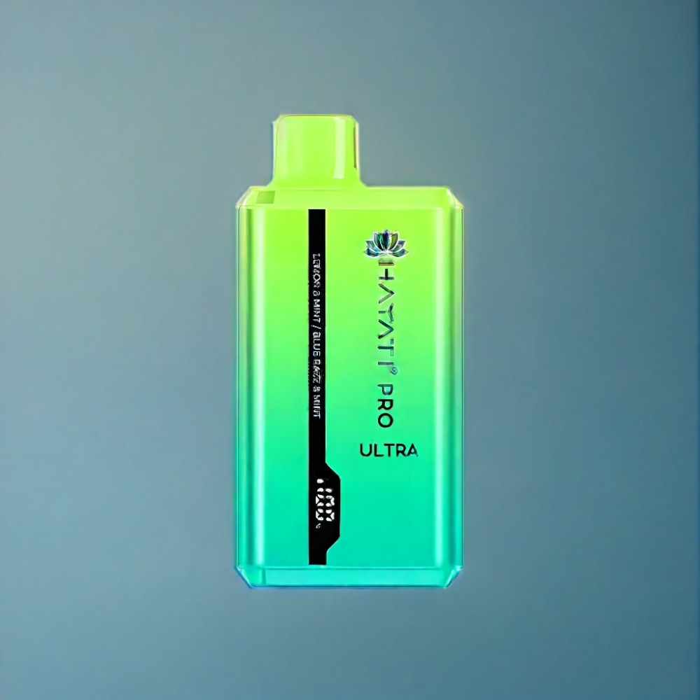 Hayati Pro Ultra 15000 Puffs Citron & Mynte Blå Hindbær & Mynte Engros Danmark