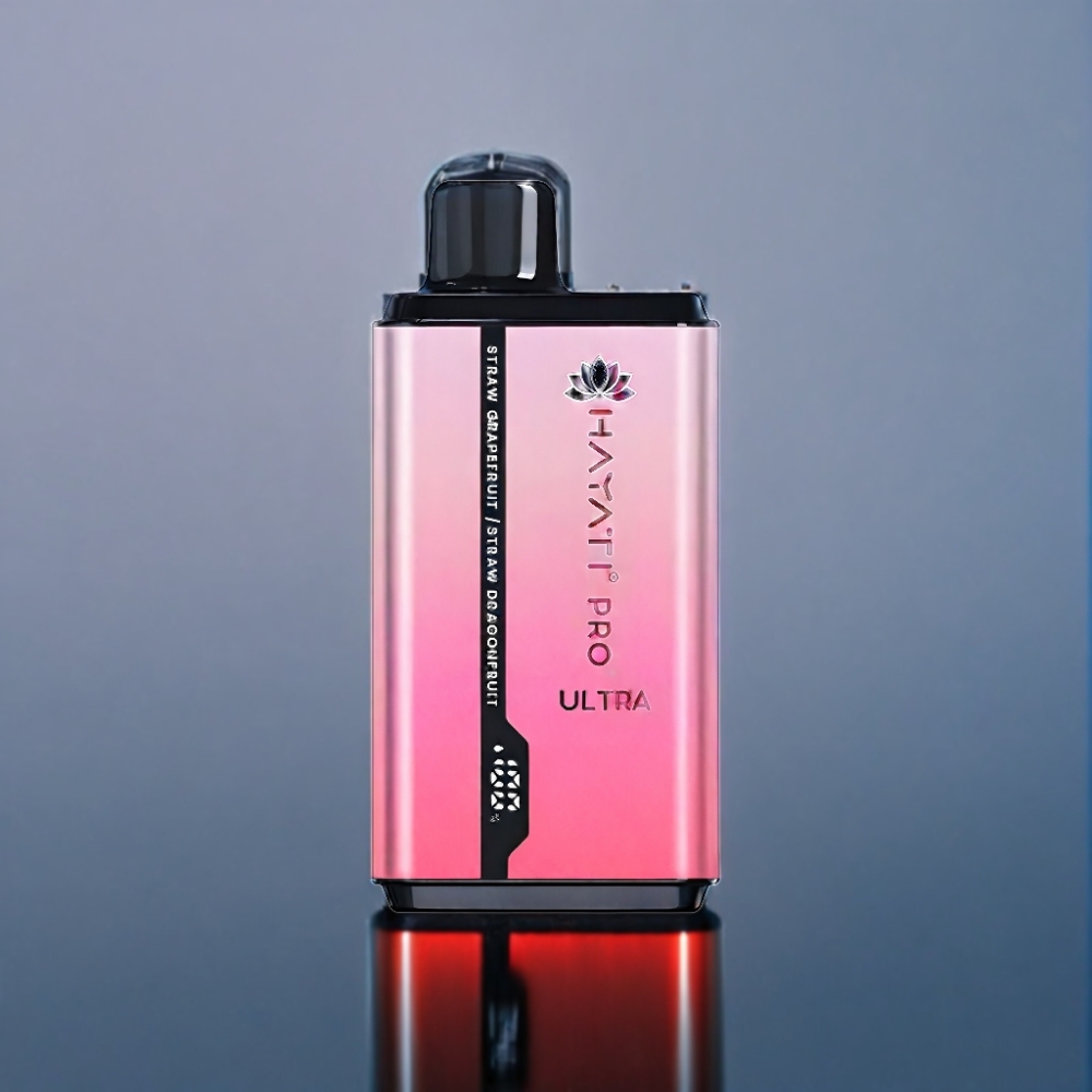 Hayati Pro Ultra 15000 Puffs Jordbær Grapefrugt Jordbær Dragefrugt 850mAh Engros Danmark