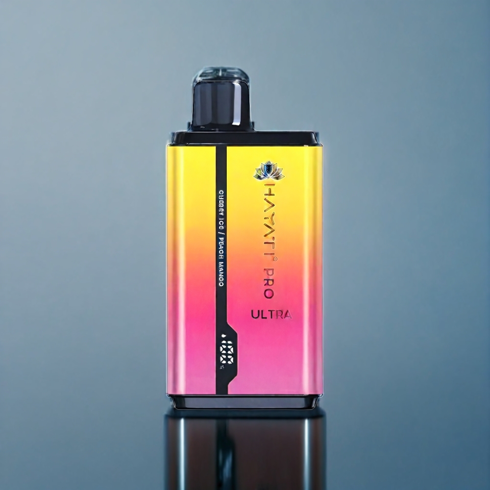Hayati Pro Ultra 15000 Puffs Kirsebær Is Fersken Mango 850mAh Engros Danmark
