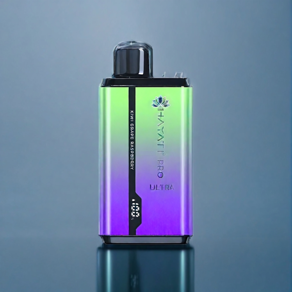 Hayati Pro Ultra 15000 Puffs Kiwi Drue Hindbær Engros Danmark 850mAh