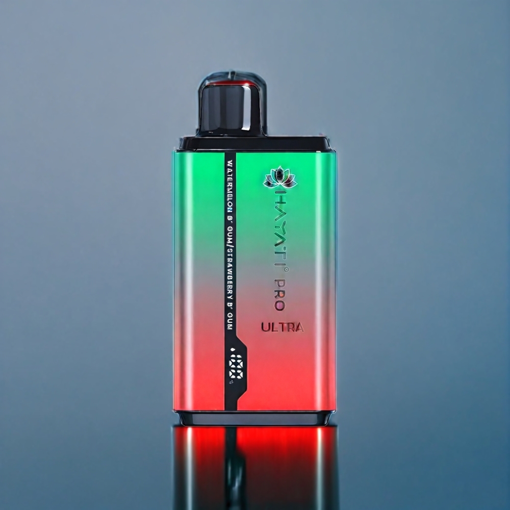 Hayati Pro Ultra 15000 Puffs Vandmelon Bubblegum Jordbær Bubblegum Engros Danmark