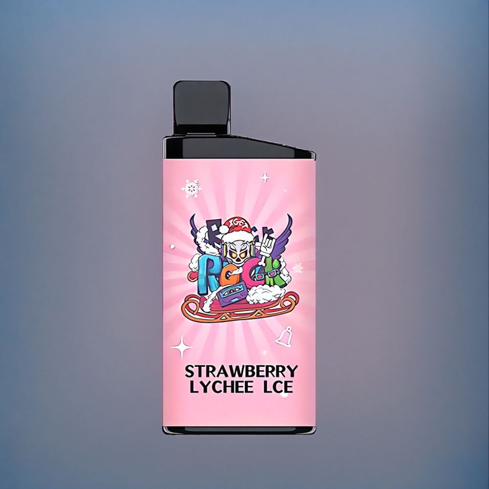 IGET Bar 3500 Puffs 1400 mAh Jordbær Lychee Is Engros Danmark