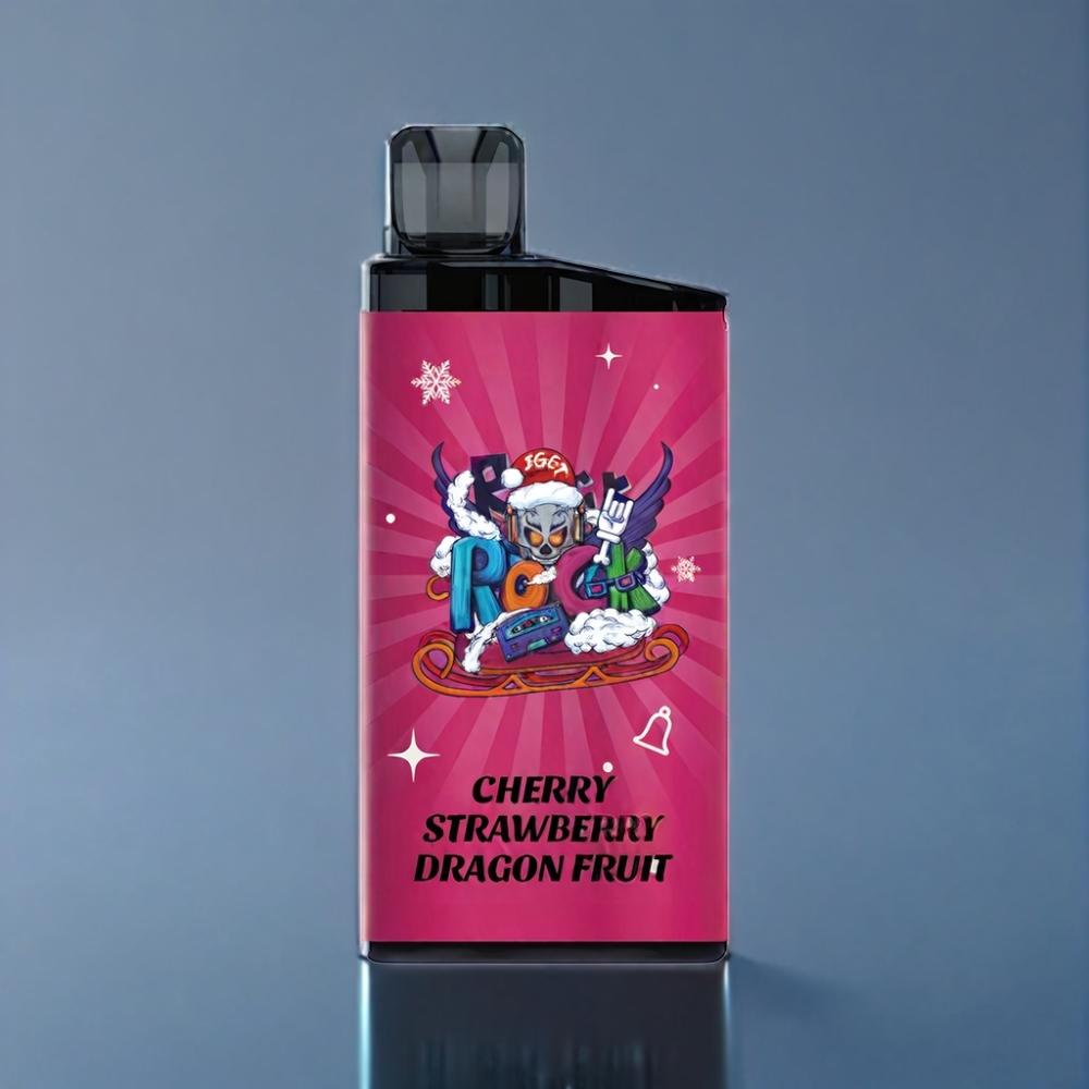 IGET Bar 3500 Puffs 1400 mAh Kirsebær Jordbær Dragefrugt Engros Danmark