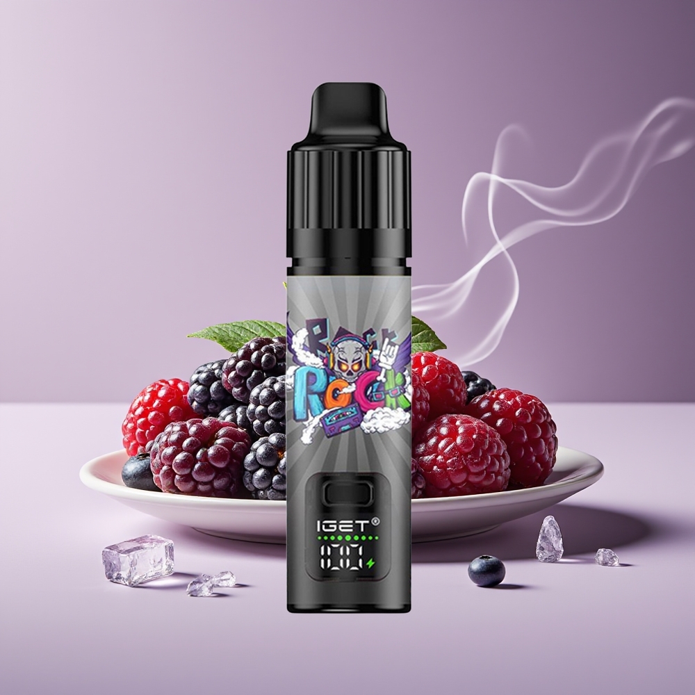 IGET BAR PLUS S3 POD 10000 Puffs 5% Nicotin Engros Danmark Sortebær Is