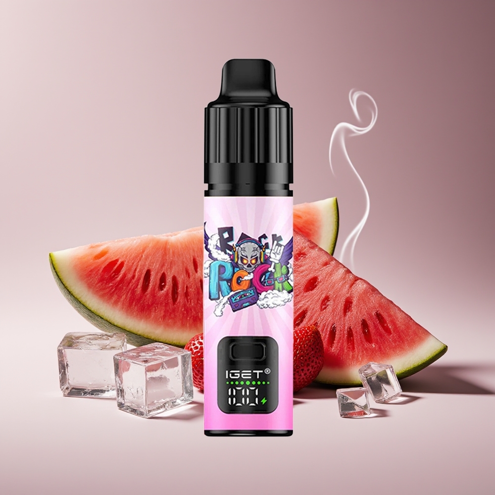 IGET BAR PLUS S3 POD 10000 Puffs 5% Nikotin Engros Danmark Jordbær Vandmelon Is