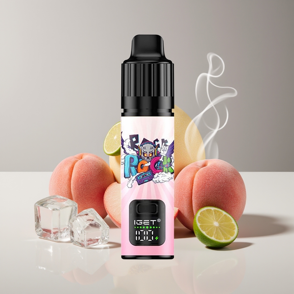 IGET BAR PLUS S3 POD 10000 Puffs Engros Danmark Fersken Lychee Lime Is 18 ml