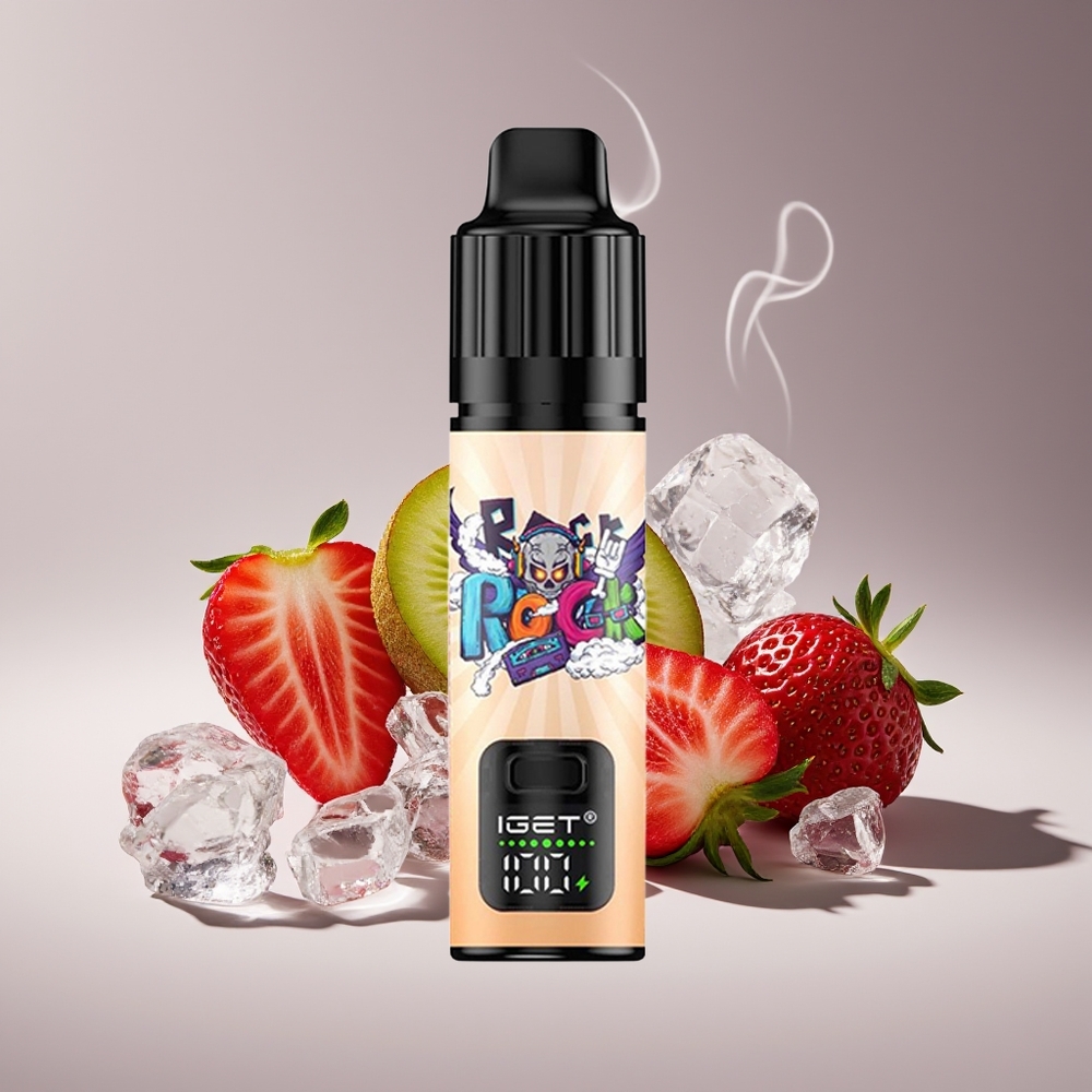 IGET BAR PLUS S3 POD 10000 Puffs Engros Danmark Jordbær Kiwi Is 18 ml E-liquid