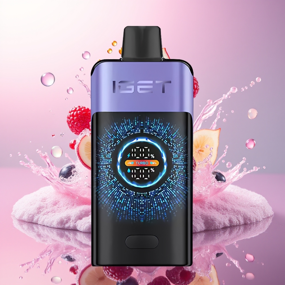 IGET ONE 12000 Puffs Engros Danmark 2700 mAh Bær Is Vape