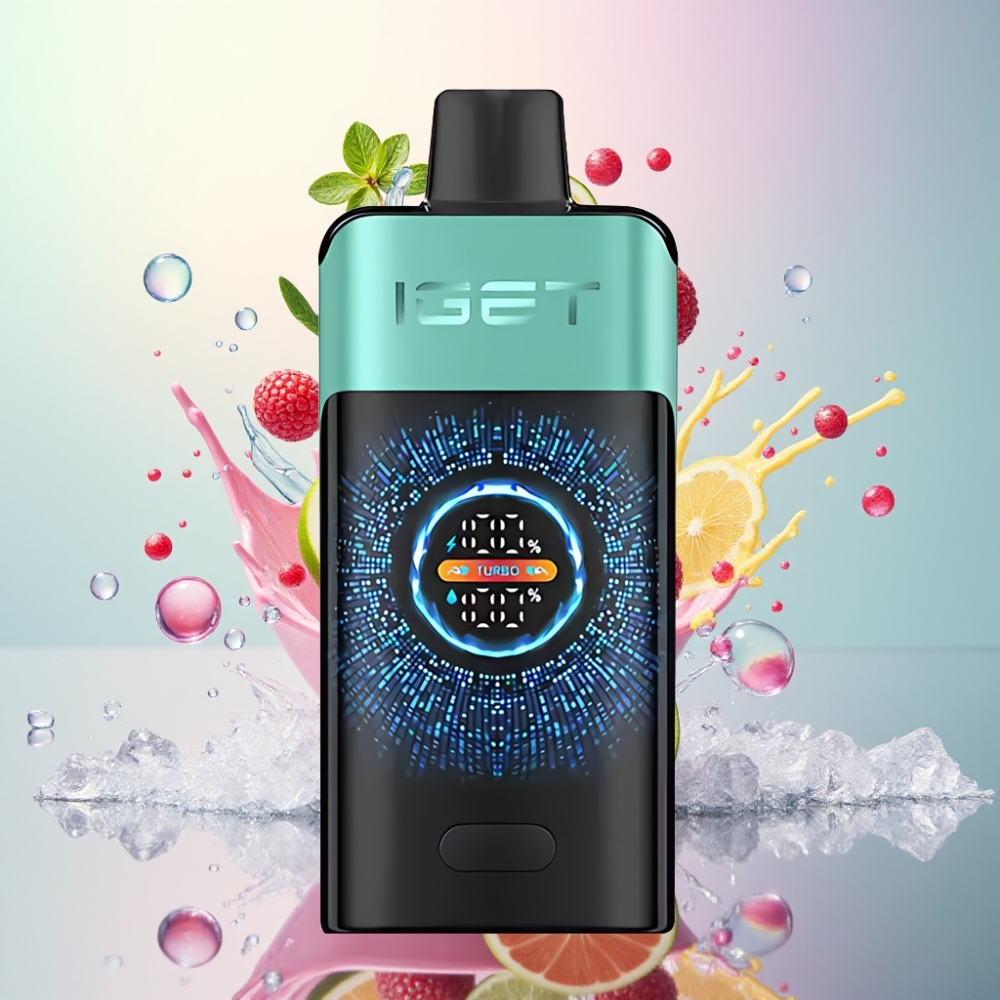 IGET ONE 12000 Puffs Engros Danmark 2700 mAh Bærbar Vape Bjergforår Mynte Is
