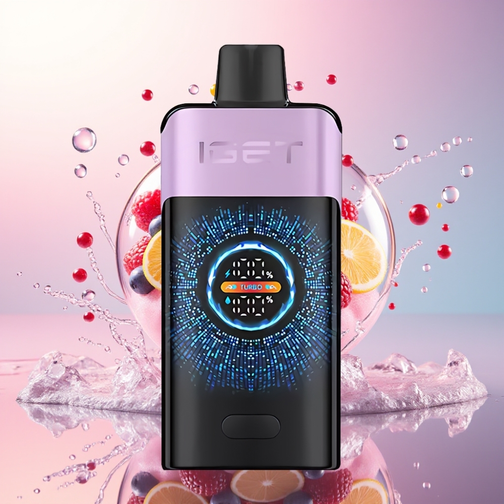 IGET ONE 12000 Puffs Engros Danmark Bær-is 2700 mAh Batteri