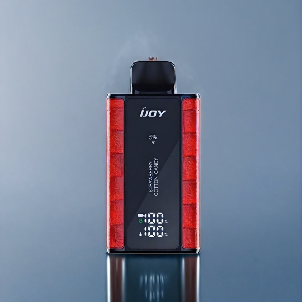 IJOY Captain 10000 Puffs Engros Danmark Justerbar Effekt Jordbær Bomuldsslik