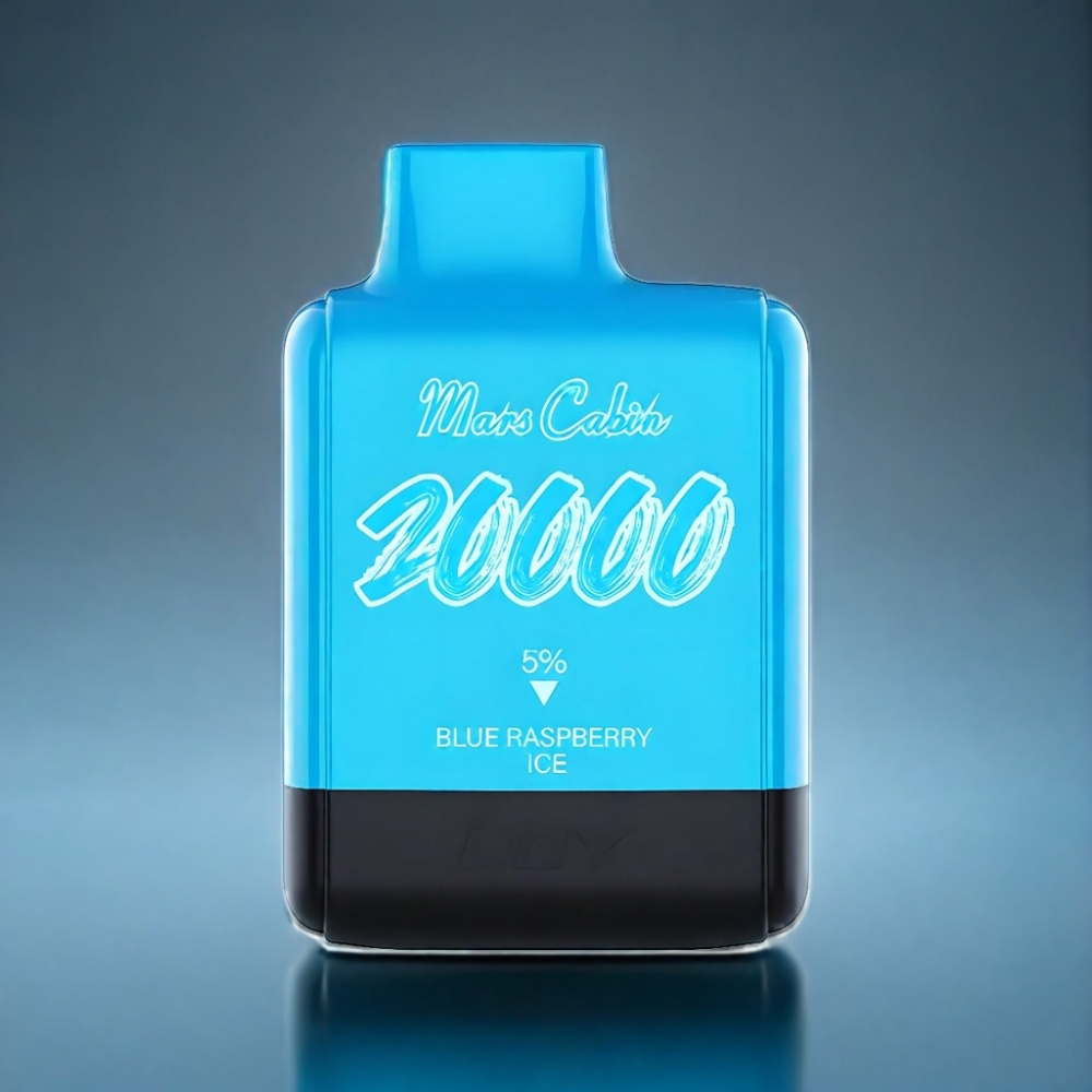 IJOY Mars Cabin 20000 Puffs Engros Danmark 0.5 Ohm Dual Mesh Blå Hindbær Is