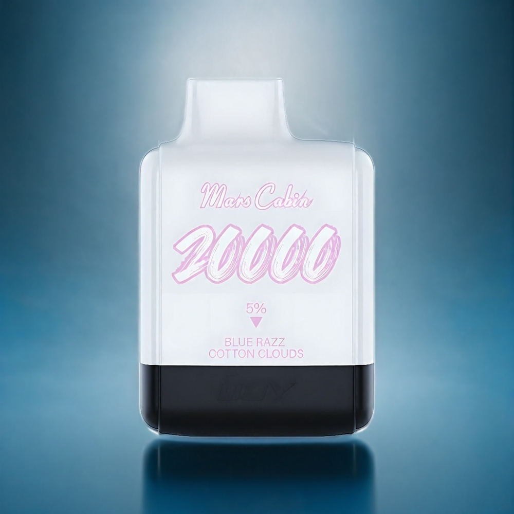 IJOY Mars Cabin 20000 Puffs Engros Danmark Engangs Vape Blå Hindbær Bomuldsskyer TYPE-C