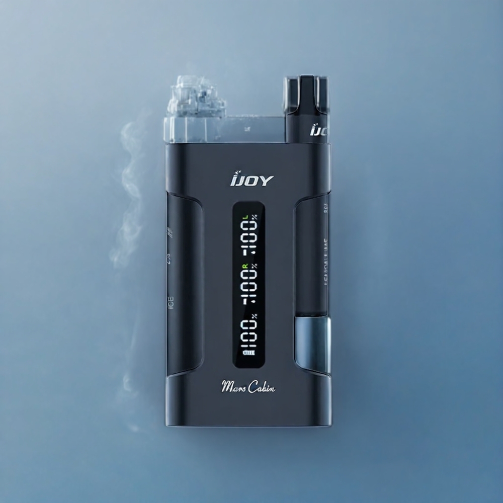 IJOY Mars Cabin 6000 Puffs Engros Danmark Sort 1.0 Ohm Mesh Coil