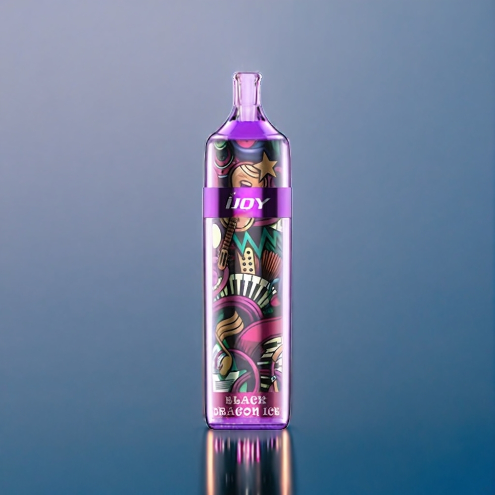 IJOY PUNK 4500 Puffs Engros Danmark Brugsbar E-cigaret Sort Drage Is 12ml