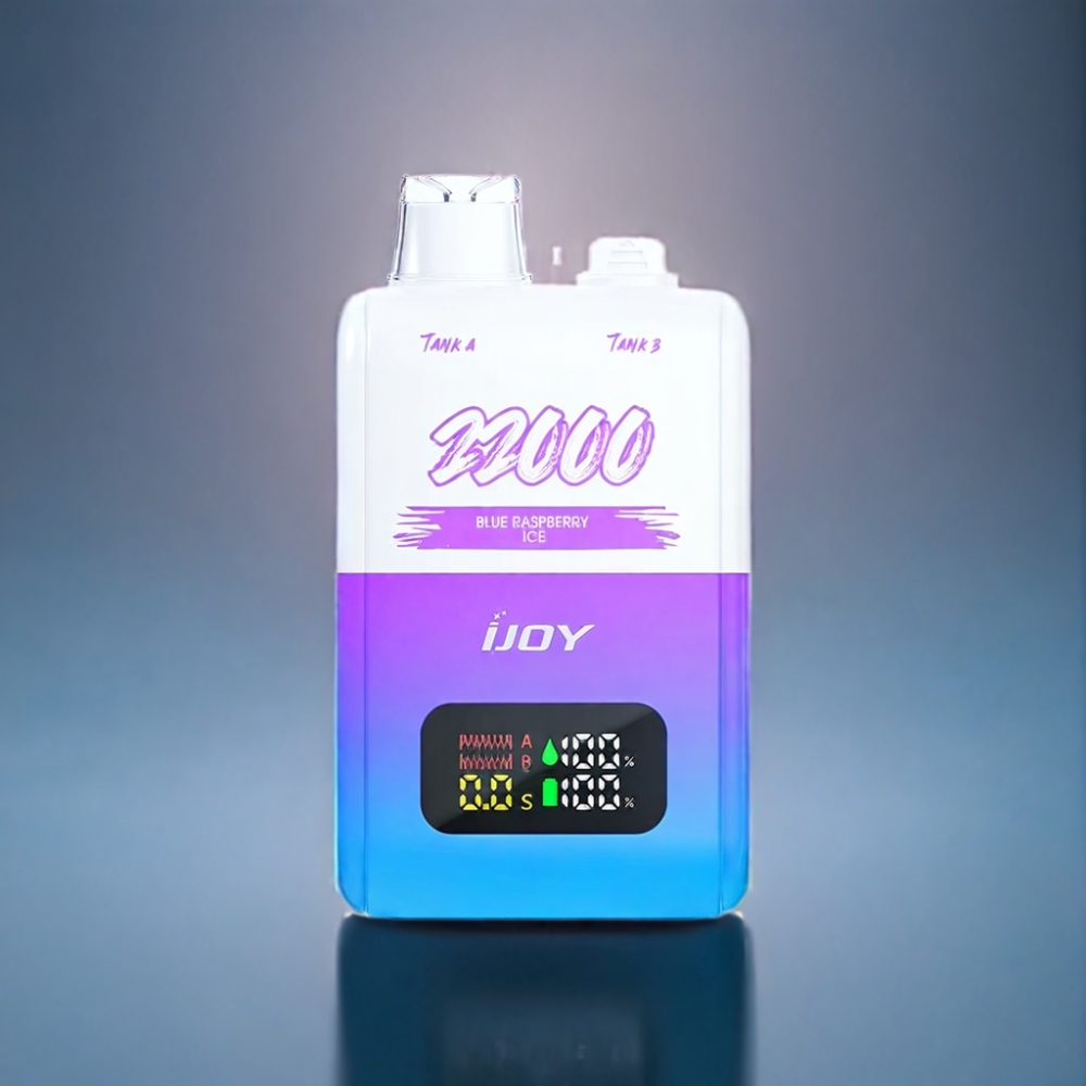IJOY SD 22000 Puffs Engros Danmark Engangs Vape Blå Hindbær Is med 15ML + 15ML