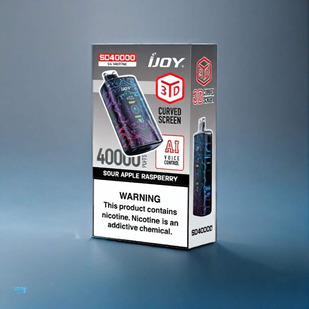 IJOY SD 40000 Puffs Engros Danmark Justerbar Effekt Sur Æble Hindbær