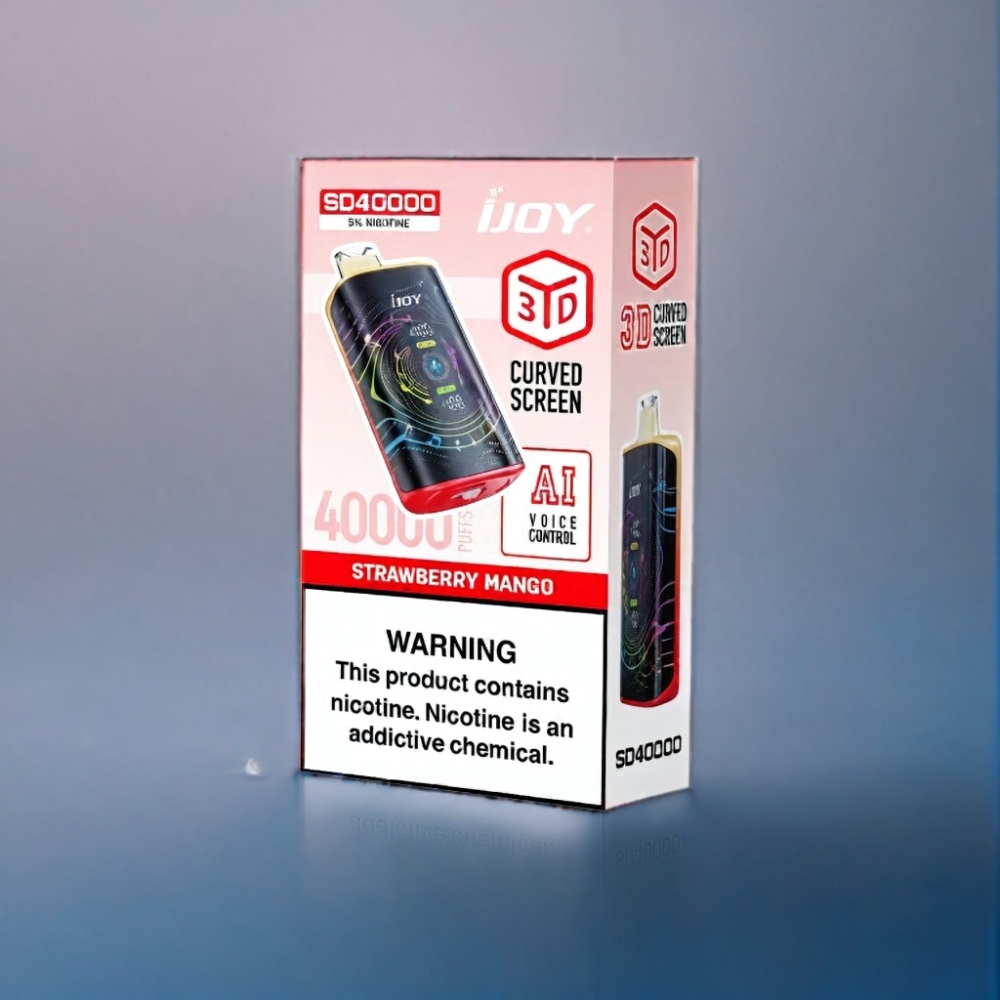IJOY SD 40000 Puffs Engros Danmark Justerbar Luftgennemstrømning Jordbær Mangon