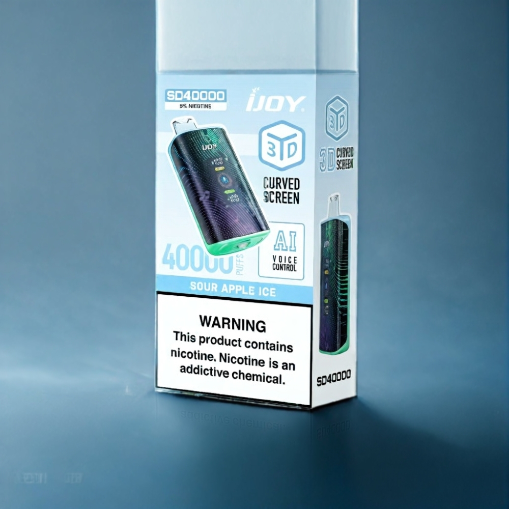 IJOY SD 40000 Puffs Engros Danmark Justerbar Luftstrøm Sur Æble Is