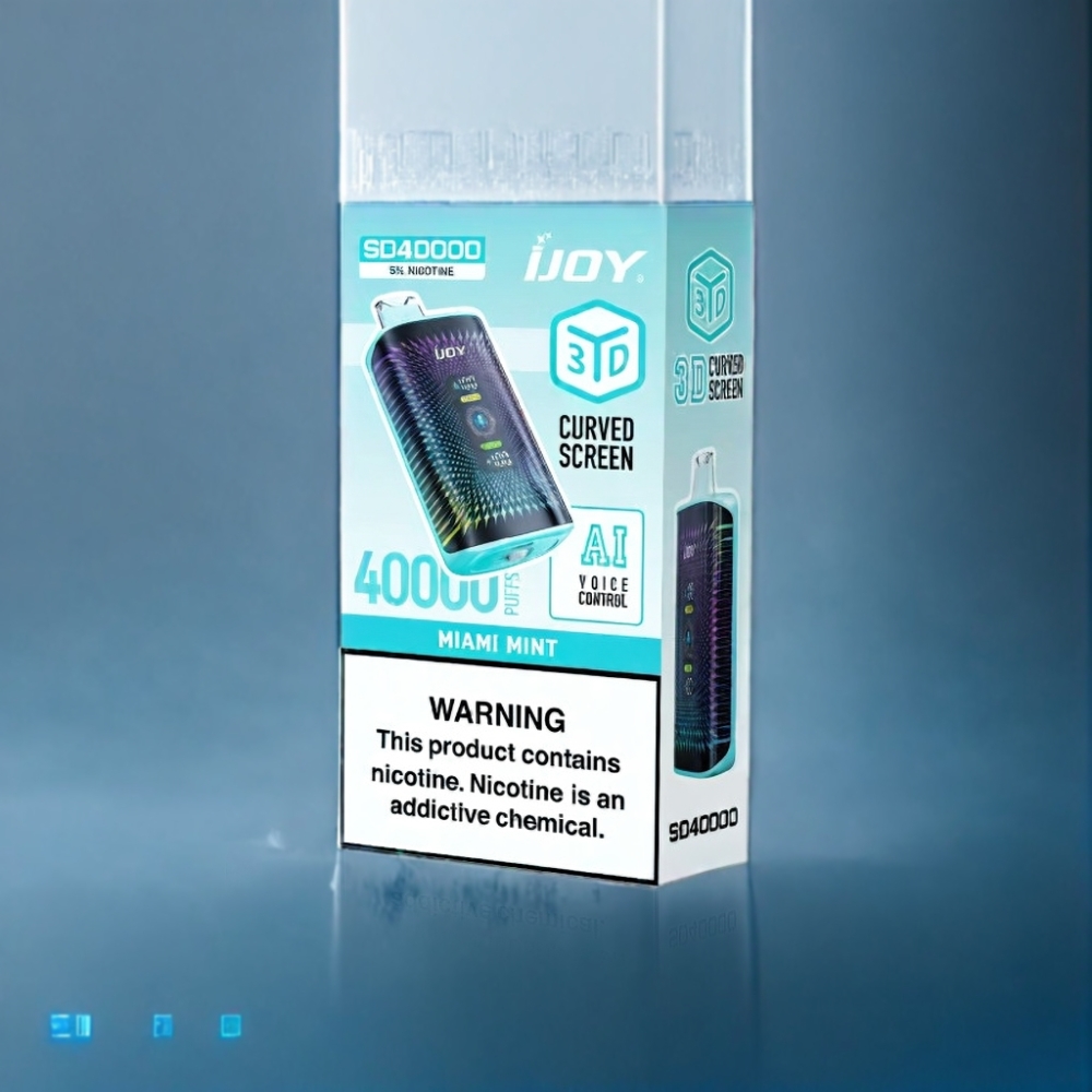 IJOY SD 40000 Puffs Engros Danmark Miami Mynte Justerbar Luftgennemstrømning