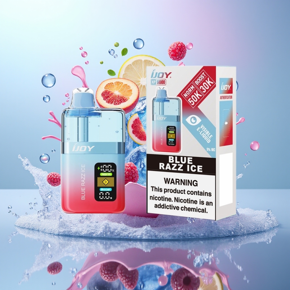 IJOY XP50000 Engros Danmark Dual Mesh Blå Hindbær Is Vape