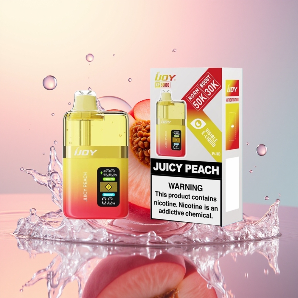 IJOY XP50000 Engros Danmark Dual Mesh Juicy Peach (Saftig Fersken)