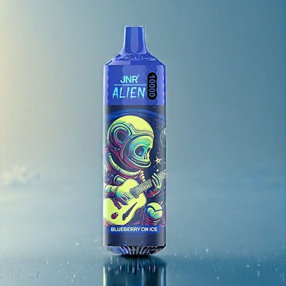 JNR Alien 10000 Puffs Blåbær På Is Med RGB Engros Danmark