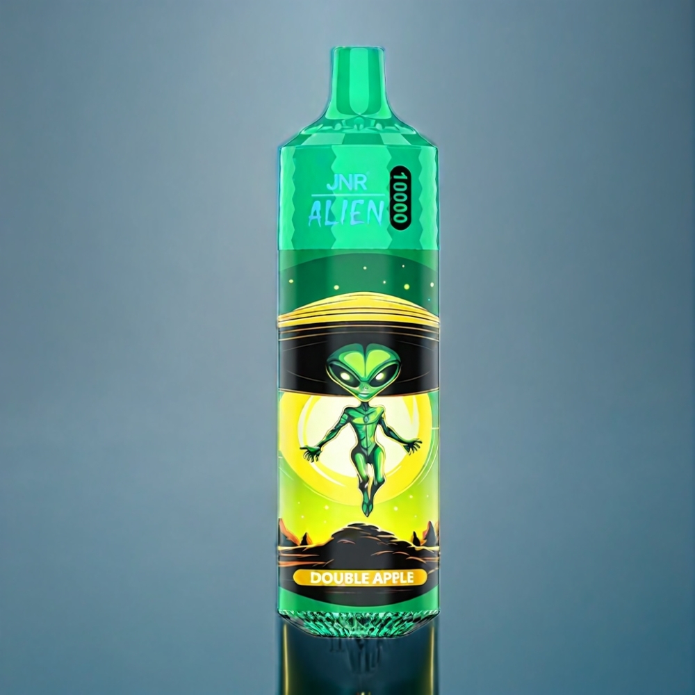 JNR Alien 10000 Puffs Dobbelt Æble RGB Engros Danmark