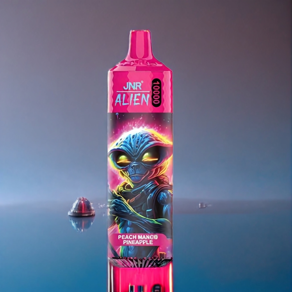 JNR Alien 10000 Puffs Fersken Mango Ananas RGB Engros Danmark