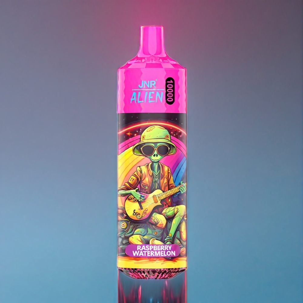 JNR Alien 10000 Puffs Hindebær Vandmelon med LED Engros Danmark