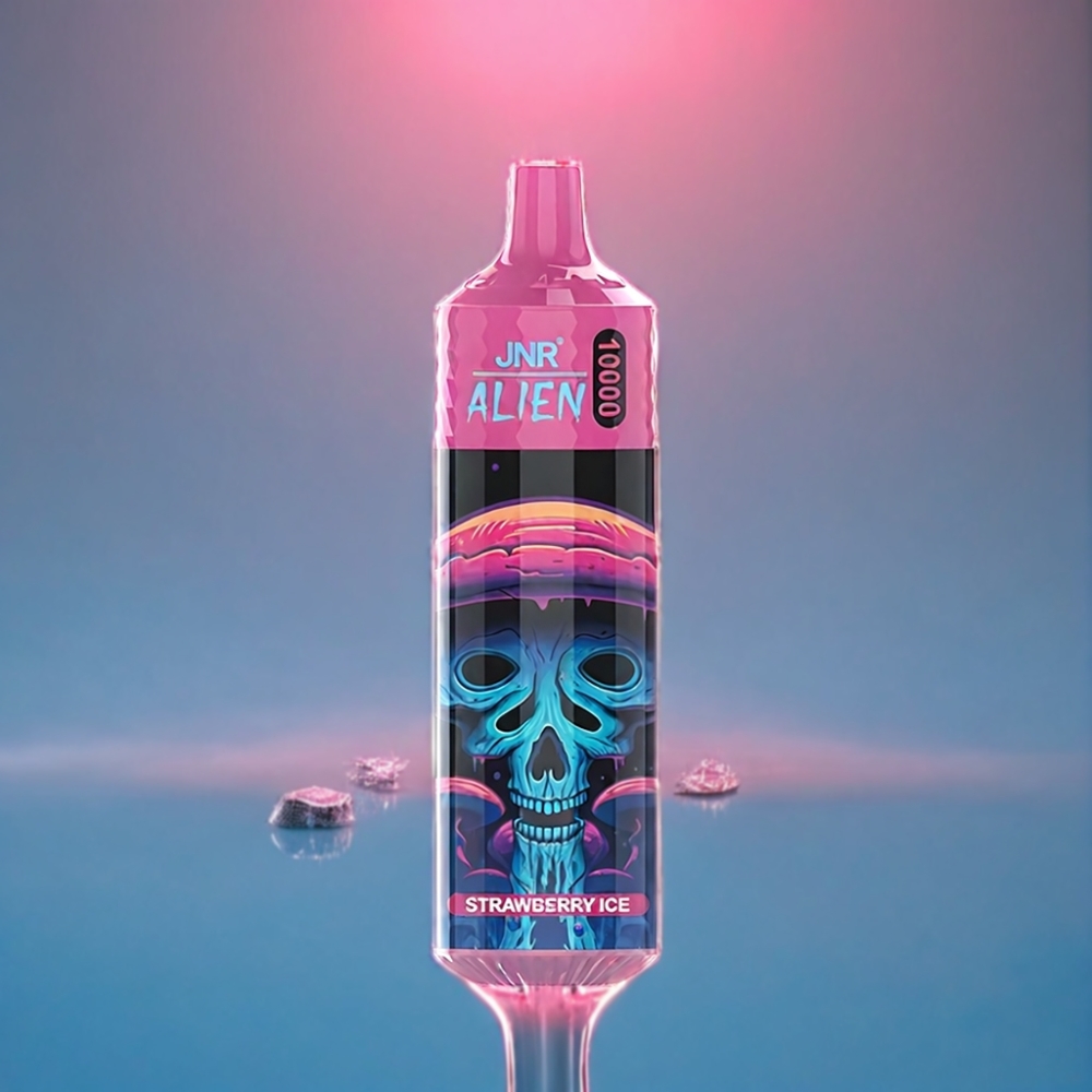 JNR Alien 10000 Puffs Jordbær Is 850mAh Engros Danmark
