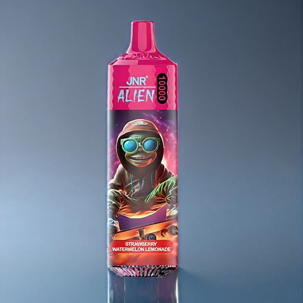 JNR Alien 10000 Puffs Jordbær Vandmelon Lemonade RGB Engros Danmark
