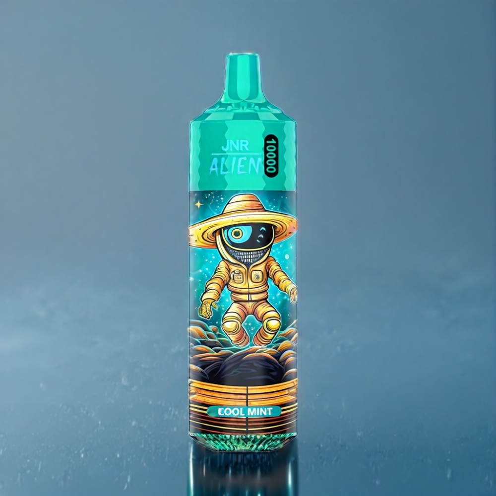 JNR Alien 10000 Puffs Kølig Mynte med LED Engros Danmark