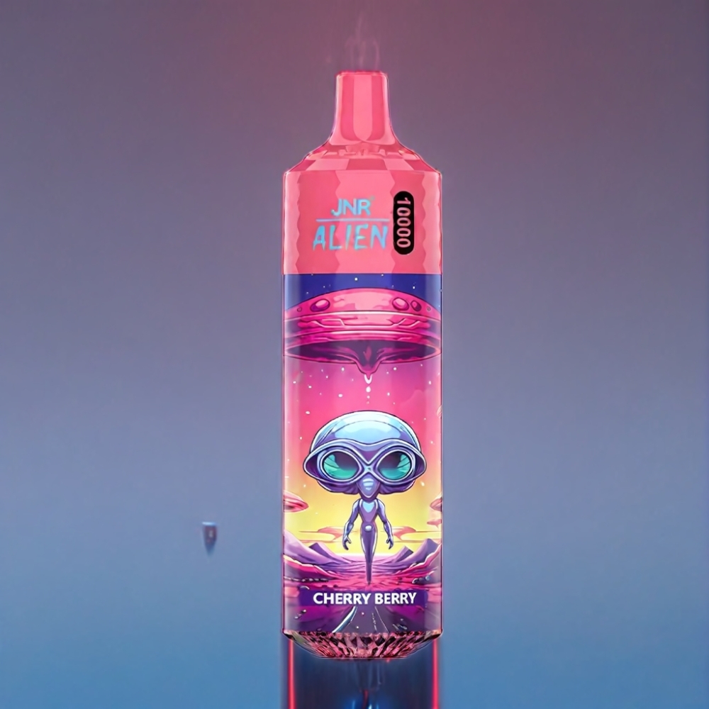 JNR Alien 10000 Puffs Kirsebær Bær RGB Engros Danmark