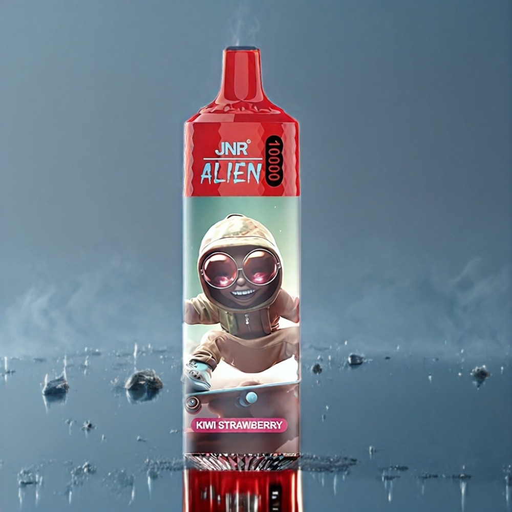 JNR Alien 10000 Puffs Kiwi Jordbær 850mAh Engros Danmark