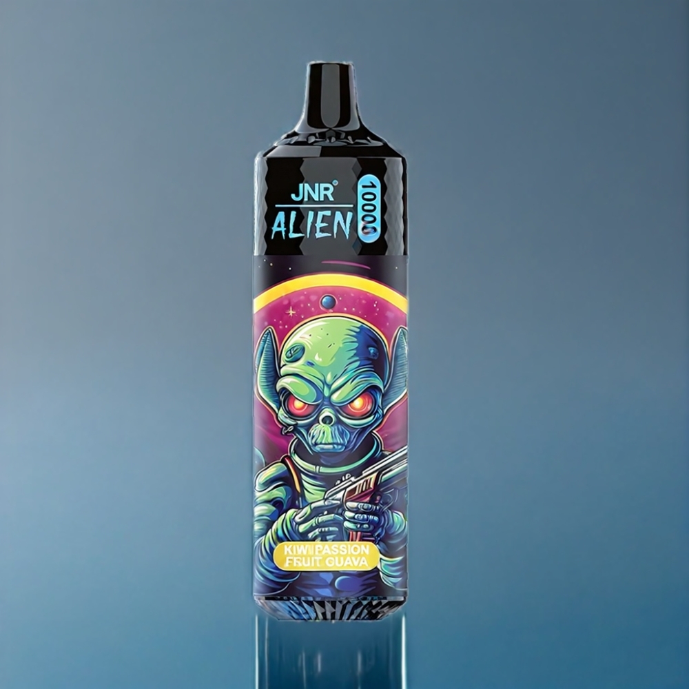 JNR Alien 10000 Puffs Kiwi passionsfrugt guava 850mAh Engros Danmark