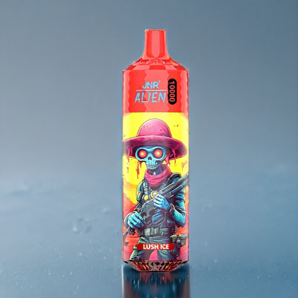 JNR Alien 10000 Puffs Saftig Is med LED Engros Danmark