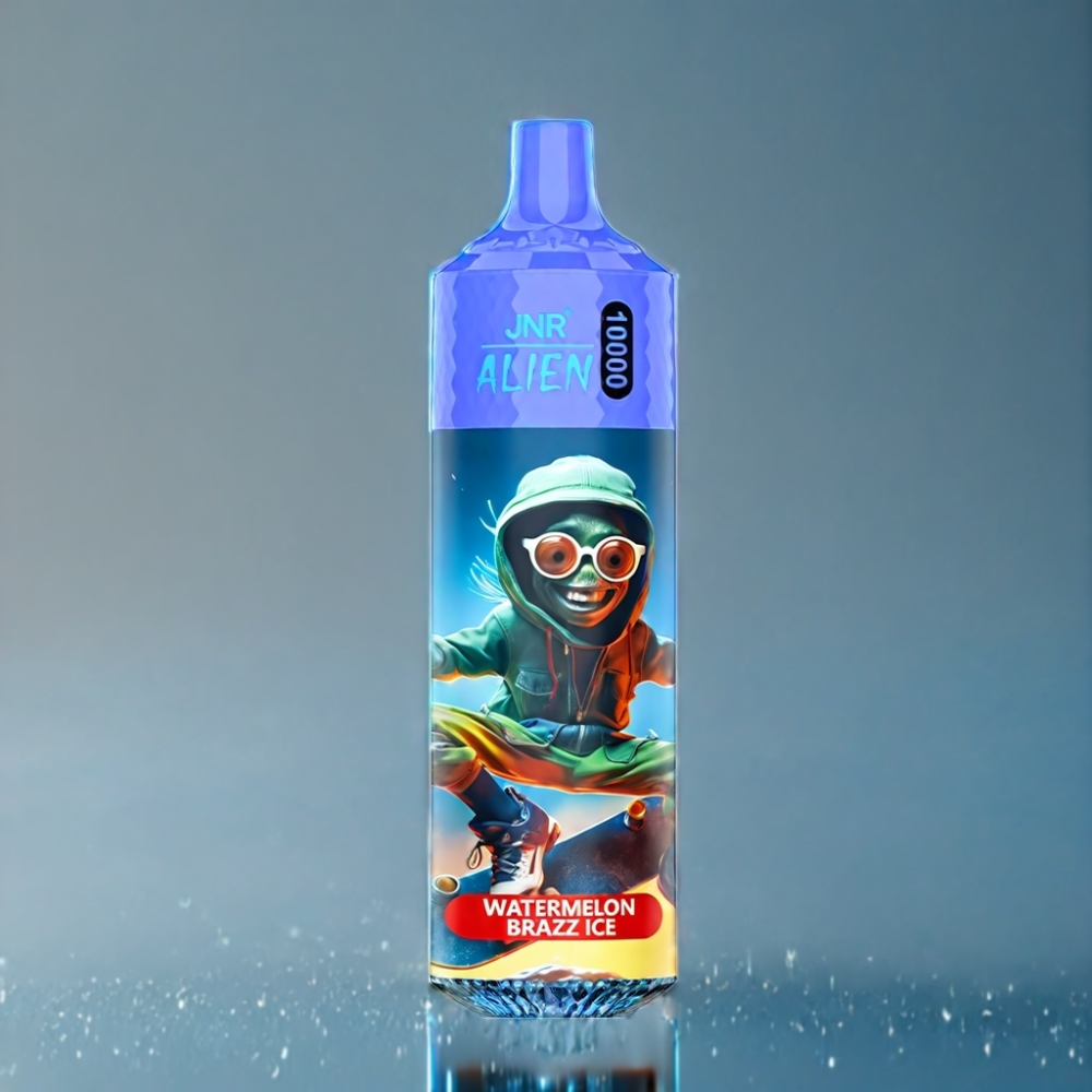 JNR Alien 10000 Puffs Vandmelon Brazz Is med RGB Engros Danmark